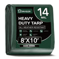 Sunvigor 14 Mil Heavy Duty Tarp - Water-Resistant Poly Cover