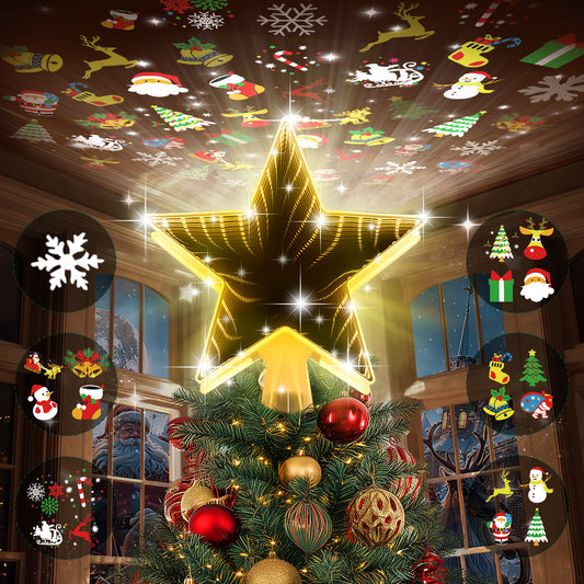 Christmas Tree Topper（3d Warm Light）