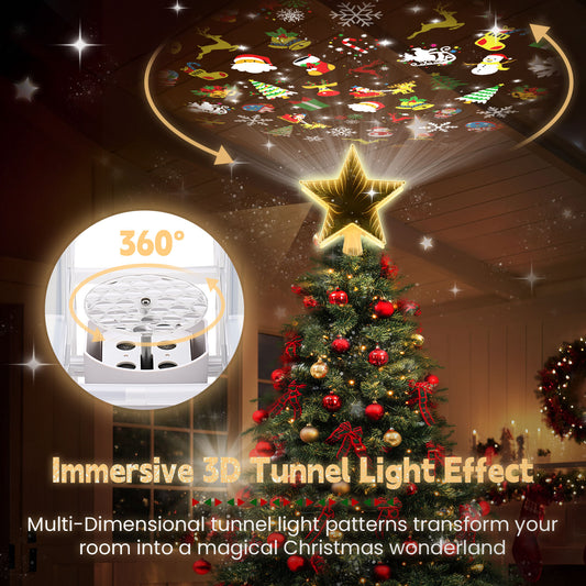 Christmas Tree Topper（3d Warm Light）