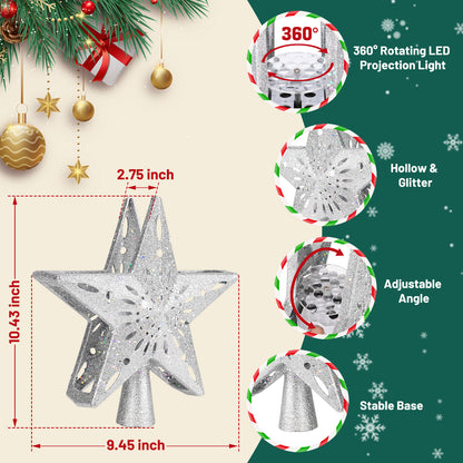Christmas Tree Topper(Silver)