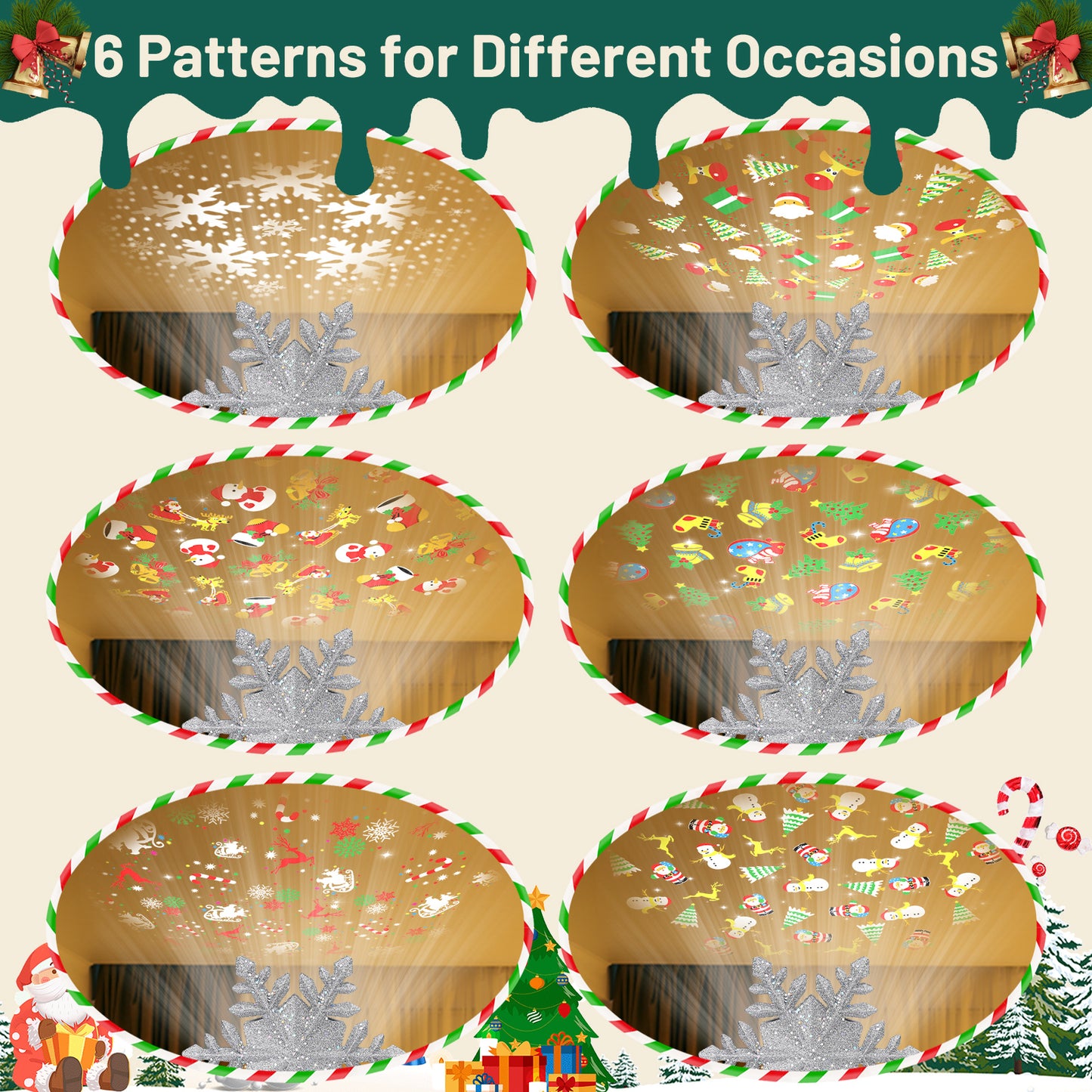 Christmas Tree Topper(Silver Snowflake)