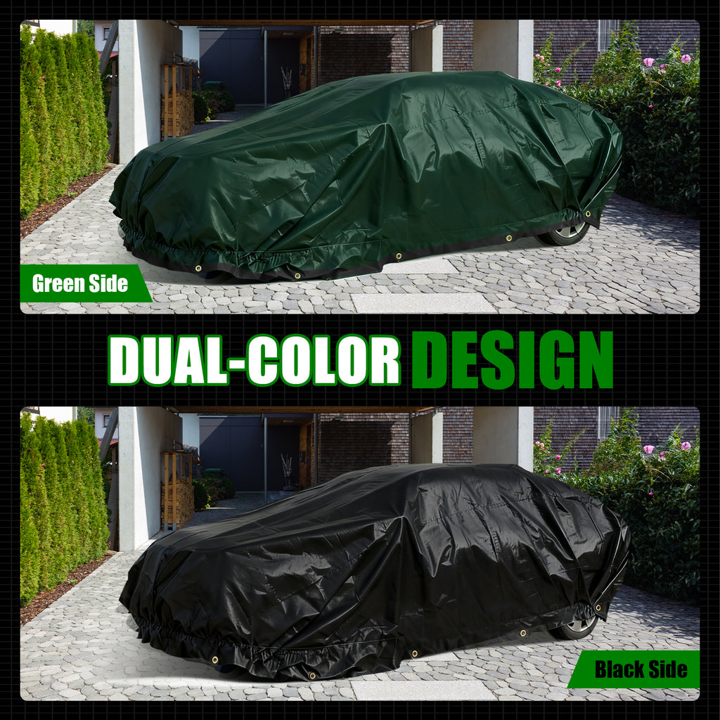16 Mil Heavy Duty Tarp (Black/Green)