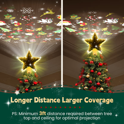 Christmas Tree Topper（3d Warm Light）