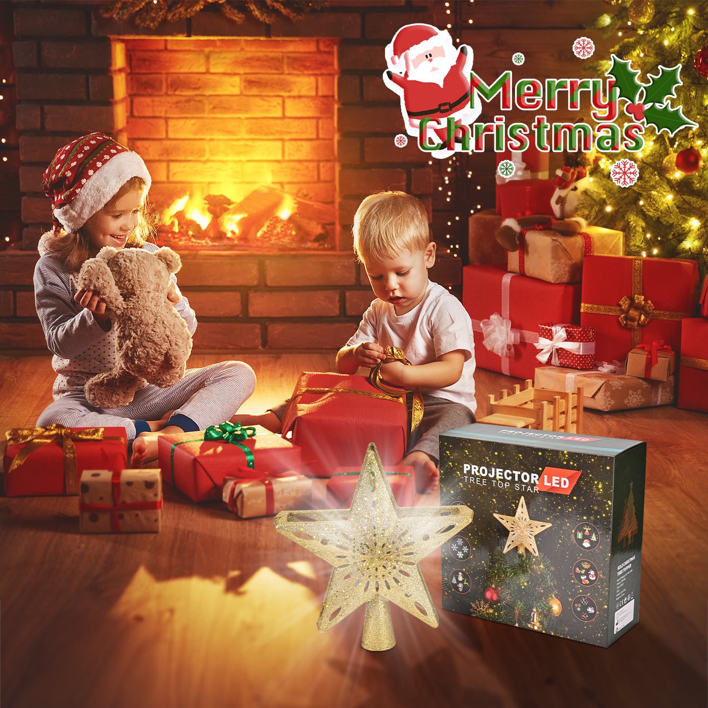 Christmas Tree Topper(Golden)