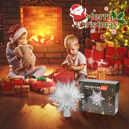 Christmas Tree Topper(Silver Snowflake)