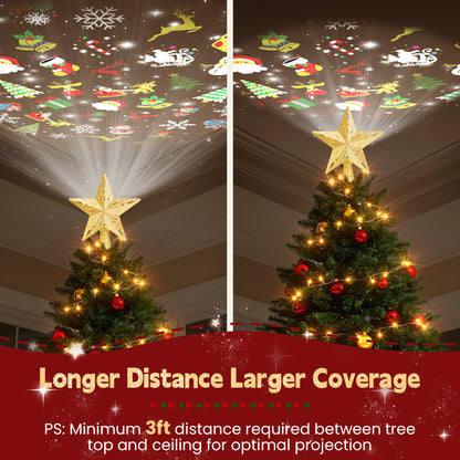 Christmas Tree Topper（Golden / Warm Light）