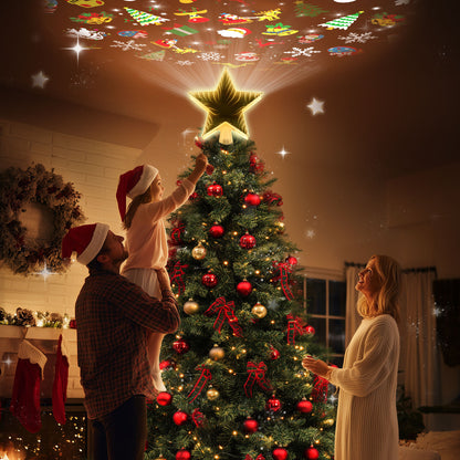 Christmas Tree Topper（3d Warm Light）