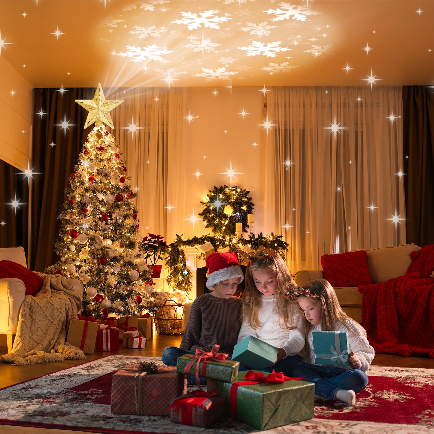 Christmas Tree Topper(Golden)